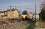 ET 445.104 (445 104-3) ODEG - Ostdeutsche Eisenbahn GmbH als RE2 (RE 37378) von Wismar nach Cottbus in Vietznitz.