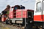 V 50 001 der Schw�bischen Albbahn in M�nsingen am 17.09.2016.