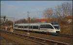 MRB 643 629 auf Dienstfahrt Richtung Nordkreuz (gesehen Berlin Bornholmer Stra�e/Nordkreuz 21.03.2011)
