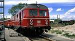 455 101-6 bei der Ausstellung 100 Jahre Elektrische Lokomotive in M�nchen Freimann am 25.05.1979.