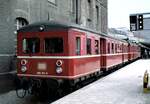 Steuerwagen 865 611-8 in München Hbf für den Transfer zum Ausstellungsgelände 100 Jahre elektrische Lokomtive in München-Freimann am 25-05-1979.