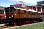 EP5 Nr.21 534 (E 52 34) in M�nchen-Freimann bei der Ausstellung 100 Jahre elektrische Lokomtiven am 25.05.1979.
