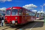 Regelm��ig sind auf der InnoTrans nicht nur Neubaufahrzeuge, sondern auch einzelne Vertreter historischer Baureihen zu sehen.