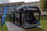 Der NesoBus ist ein in Polen entwickelter Wasserstoffbus, der seit 2023 produziert wird. W�hrend in Polen bereits einige Exemplare im regul�ren Betrieb sind, war dieser Bus nur als Ausstellungsst�ck auf der InnoTrans zu sehen.