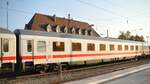 Intercitywagen 1.Klasse Abteilwagen Avmz in Günzburg am 13.04.2014.