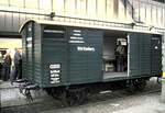 Mannschafts- und Pferdewagen der GES in Stuttgart am 22.10.1995.