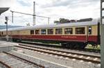 TEE Rheingold Wagen 6 Speisewagen D-AKE 56 84 88-95 001-5 WRmz in Lindau-Reutin am 12.08.2023.