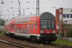 DABbuzfa 760 als RE 18590 von Berlin Hbf(tief)nach Warnemnde kurz vor der Einfahrt im Bahnhof Warnemnde.25.05.2015