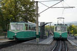 Impressionen der Drachenfelsbahn vom 24. September 2017
Die Drachenfelsbahn ist die lteste noch betriebene Zahnradbahn in Deutschland. Sie wird nach einer eigenen „Bau- und Betriebsordnung fr die Drachenfelsbahn “ von der Bergbahnen im Siebengebirge AG betrieben.
Foto: Walter Ruetsch