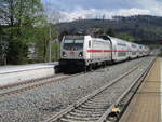 147 559 mit dem IC nach Leipzig,am 15.April 2024,im bayrischen Ludwigsstadt.