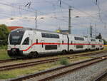 4110 611-6 als IC 2176(Dresden-Warnemünde)bei der Einfahrt im Rostocker Hbf.10.08.2024