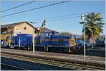 Die Fer 80srl Diesellok mit der Nummer IT-RFI 270014-9 steht in Stresa.