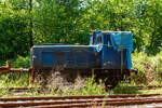 Leider schon in einem sehr schlechten Zustand pr�sentierte sich am 16 Juni 2013 die AMTF No 30, ex ARBED 130, ex ARBED 30, AES DH2, eine zweiachsige hydraulische Diesellokomotive vom Typ Jung RC 24 B