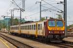   Der  Z2  CFL  2019 fährt am 14.09.2014 in Bahnhof Ettelbrück (Ettelbréck) ein.