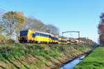 NS 7618 durchfahrt am 17 November 2018 Tilburg Oude warande.