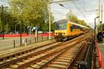 NS 7516 durcheilt am 26 April 2019 Oisterwijk.