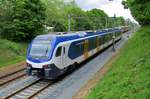 NS 2224 durchfahrt am 18 Mai 2017 Nijmegen-Kolopingbuurt.