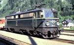 ÖBB 1042.44 in Hieflau am 17.08.1986.