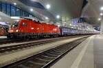 Am 21 September 2020 verlasst ÖBB 1116 150 mit der NightJet nach Hamburg-Altona Wien Hbf.