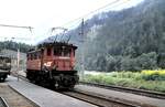 ÖBB 1245.007-8 in Gstatterboden am 14.08.1986.