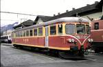 MBS Montafon-Bludenz-Schruns Bahn ET 10.104 in Bludenz im März 1989.