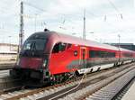 ÖBB Steuerwagen 80-90.710 von Railjet in München Hbf am 20.11.2016.