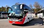 Setra 515 HD von Blaguss/Wien am 24.August 2014 in Krems gesehen.