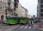 STRASSENBAHNBETRIEBE IN POLEN  Strassenbahn POSEN  Auf dem Strassenbahnnetz sind auch Gebrauchtwagen aus Dsseldorf und Frankfurt am Main zu sehen.