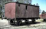 Gefangenentransportwagen im Eisenbahnmuseum G�vle am 10.08.1994.
