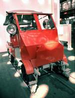 Schienendraisine im Verkehrshaus Luzern am 26.08.1999.