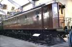 Be 5/7 Nr.151 Bern-L�tschberg-Simplon; Inbetriebsetzung 1913; L�P 16,0 m; 105 t; 2500 PS; Vmax 75 km/h,  Verkehrshaus Luzern am 23.08.1979.