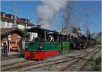 50 Jahre Blonay - Chamby; Mega Steam Festival: - Die G 2/  N° 4  Rimini  steht an der Spitze einer eindrücklichen Dampflokparade in Blonay zu 50 Jahre Jubiläum der Blonay-Chamby Bahn. 

11. Mai 2018