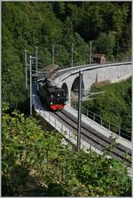 Durch die Sanierung des Baye de Clarens Viadukts und der damit verbunden Rodung einiger Bäume ergibt sich nun für kurze Zeit ein neuer Blick auf den Viadukt, welcher gerade von der  SWEG G