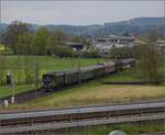 Rundfahrt vom Bodensee durchs Emmental mit 23 058 und Ae 4/7 11022.