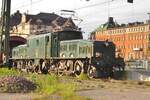 Ein Schweizer Krokodil in Schweden! SBB Historic 14305 steht am 13 September 2015 in Gävle während das 100 Jahresjubiläum Elektrische Züge in Schweden