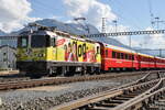 RhB Ge 4/4 II Nr.611 in Samedan am 19.08.2009.