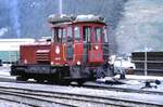 Gm 3/3 Nr.72 der BVZ in Zermatt am 22.08.1979.