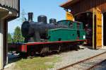 Eine Spanierin in der Schweiz - Die 1.000 mm G 3/5 Tenderlokomotive N 23 der ursprnglichen Lokalbahn von Olot nach Girona (Tren d’Olot), in Katalonien (Spanien).