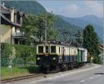 Festival Suisse de la vapeur (Schweizer Dampffestival 2025) - der herrliche MOB DZe 6/6 2002 der Blonay -Chamby Bahn erreicht mit seinem Zug von Chaulin kommend Blonay. 

9. Juni 2025