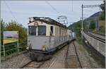 Les chemins de fer disparus - Die verschwundenen Bahnen (LLB 1915- 1967) Der Leuk Leukerbad Bahn Triebwagen mit der Anschrift ABDeh 2/4 N° 10 hat mit seinem Museumszug N° 1009 von Blonay kommend, Chamby erreicht und schiebt diesen nun nach Chaulin. 

13. September 2025
