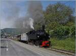 Die Saison 2026 der Blonay Chamby Bahn ist er�ffnet: Die SEG G 2x 2/2 105 der Blonay Chamby Bahn verl�sst mit dem ersten Dampfzug der Saison Blonay in Richtung Chamby.

2. Mai 2026