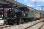 BSB-51 pendelt am 18 Mai 2025 zwischen Bahnhof und BLS-Werksttte Koninlfingen whrend das Spektakel  150 Jahre Emmentalbahn .