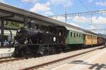 BSB-51 pendelt am 18 Mai 2025 zwischen Bahnhof und BLS-Werksttte Koninlfingen whrend das Spektakel  150 Jahre Emmentalbahn .