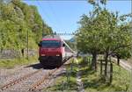 Umleiterverkehr auf dem Läufelfingerli.