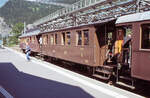 Und hier noch ein Bild des historischen Wagens B3 6 von 1901, als er noch im historischen Zug der BOB eingereiht war.