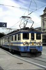 MOB BDe 4/4 Nr.3002 in Montreux am 25.08.1999.