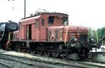 SBB De 6/6 Nr.15 301 ex Seetal-Krokodil in Balsthal bei der OeBB am 26.08.1984.
