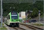 Der ASD TPC ABe 4/8 471 erreicht den kleinen Kopfbahnhof von Le Sépey. 

27. Juli 2024