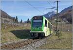 Bevor der den TPC Beh 2/6 542 an meiner Fotostelle in Richtung Les Diablerets vorbeikam, konnte ich noch den Gegenzug in Form des TPC ASD ABe 4/8 471 auf der Fahrt von Les Diablerets nach Aigle