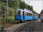 Ein kurzer Sonntags Nachmittags Ausflug zur Blonay-Chamby Bahn:  Es war einmal - Gleise in der Stadt (September Event)  besuchte ich aus Termingründen nicht, aber Tramzüge gab es auch noch Anfangs Oktober zu sehen, wie hier schön hergerichtete Ce 2/3 28 der TL mit Beiwagen. 

2. Okt. 2021